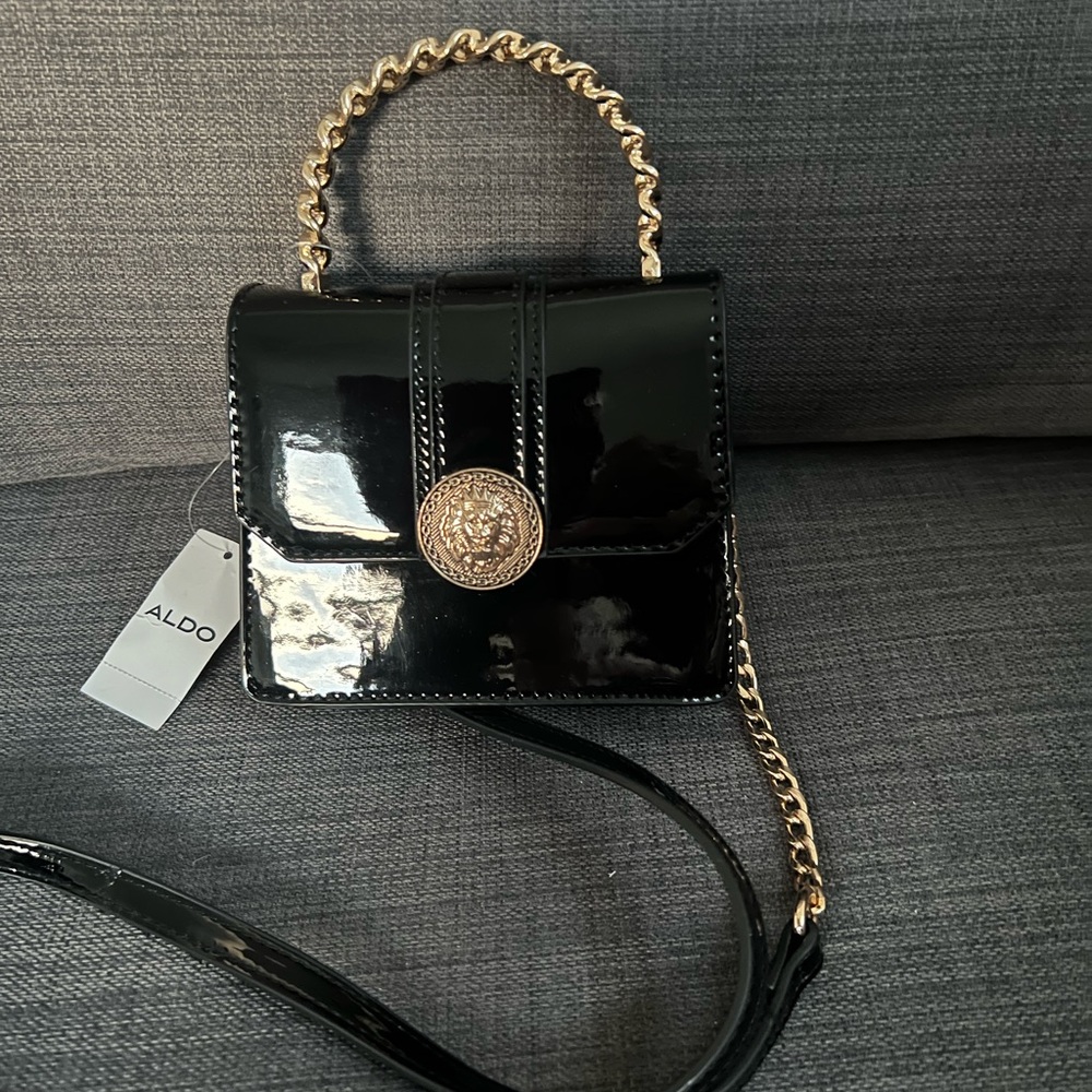 NWT ALDO MINI CROSSBODY SATCHEL BAG HANDBAG PURSE WITH FLAP